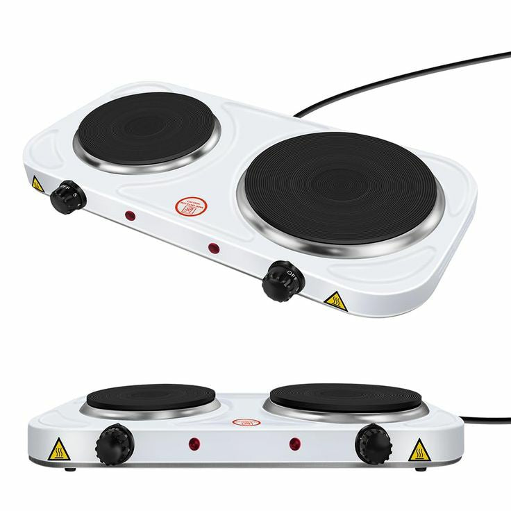 Double electric hot plate