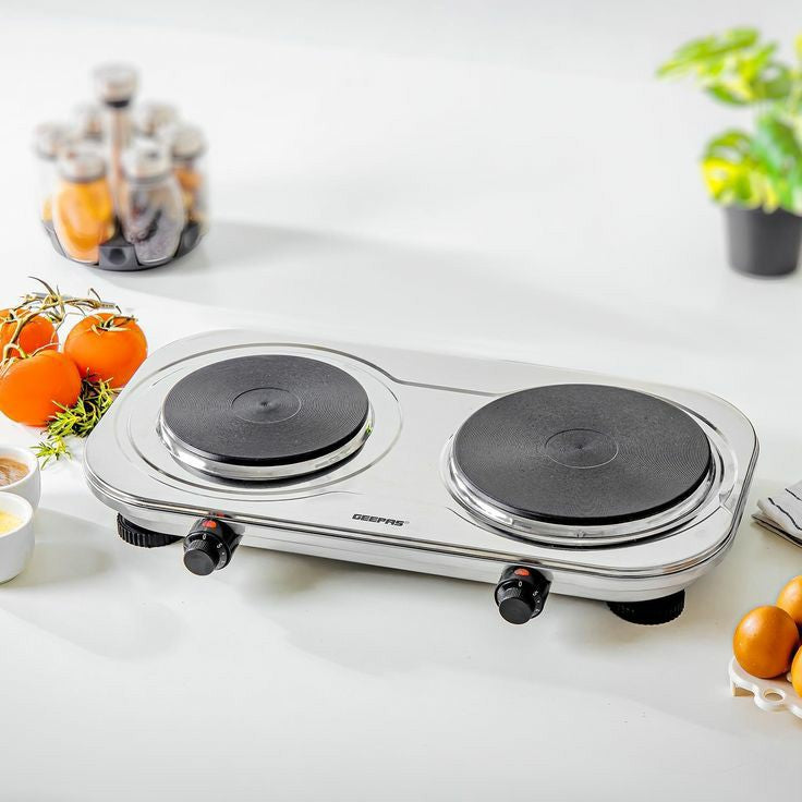 Double electric hot plate