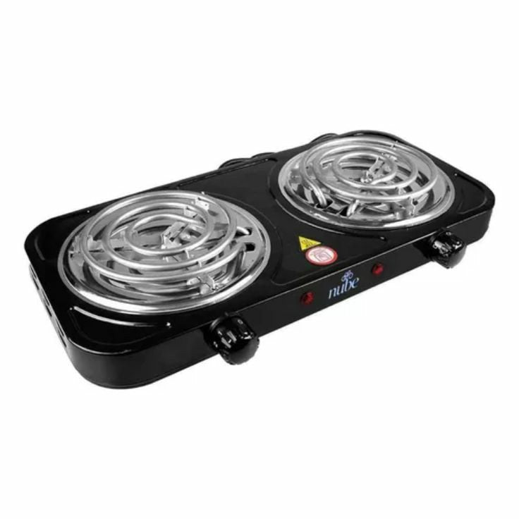 Double electric cooking coil