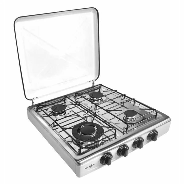 Portable 4 gas burner hub