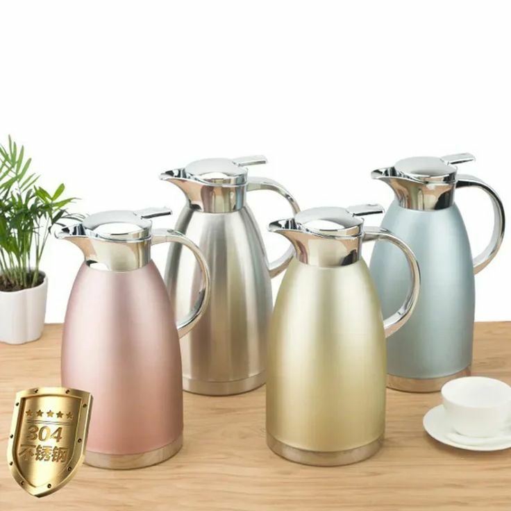 2L double wall stainless steel vacuum flask and travel pot