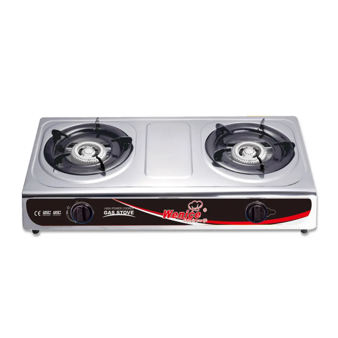 Double gas stove gas burner and gas cooktop