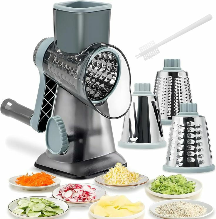 Cheese grater and food shredder