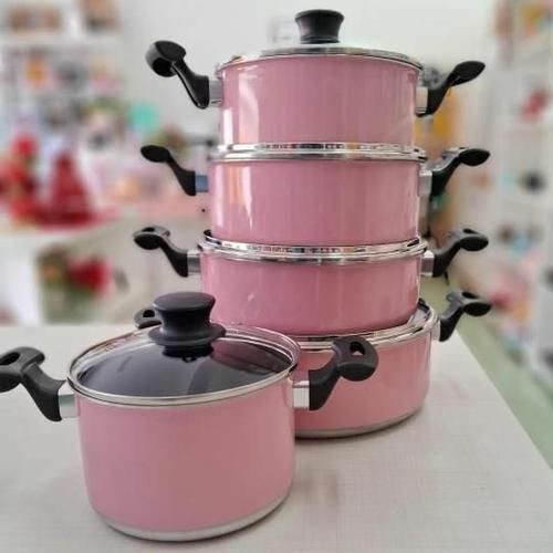 5 piece Serving pot and kitchen cookware set