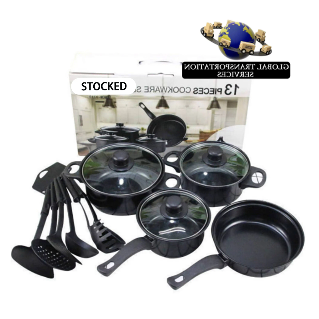 13 piece kitchen cookware set