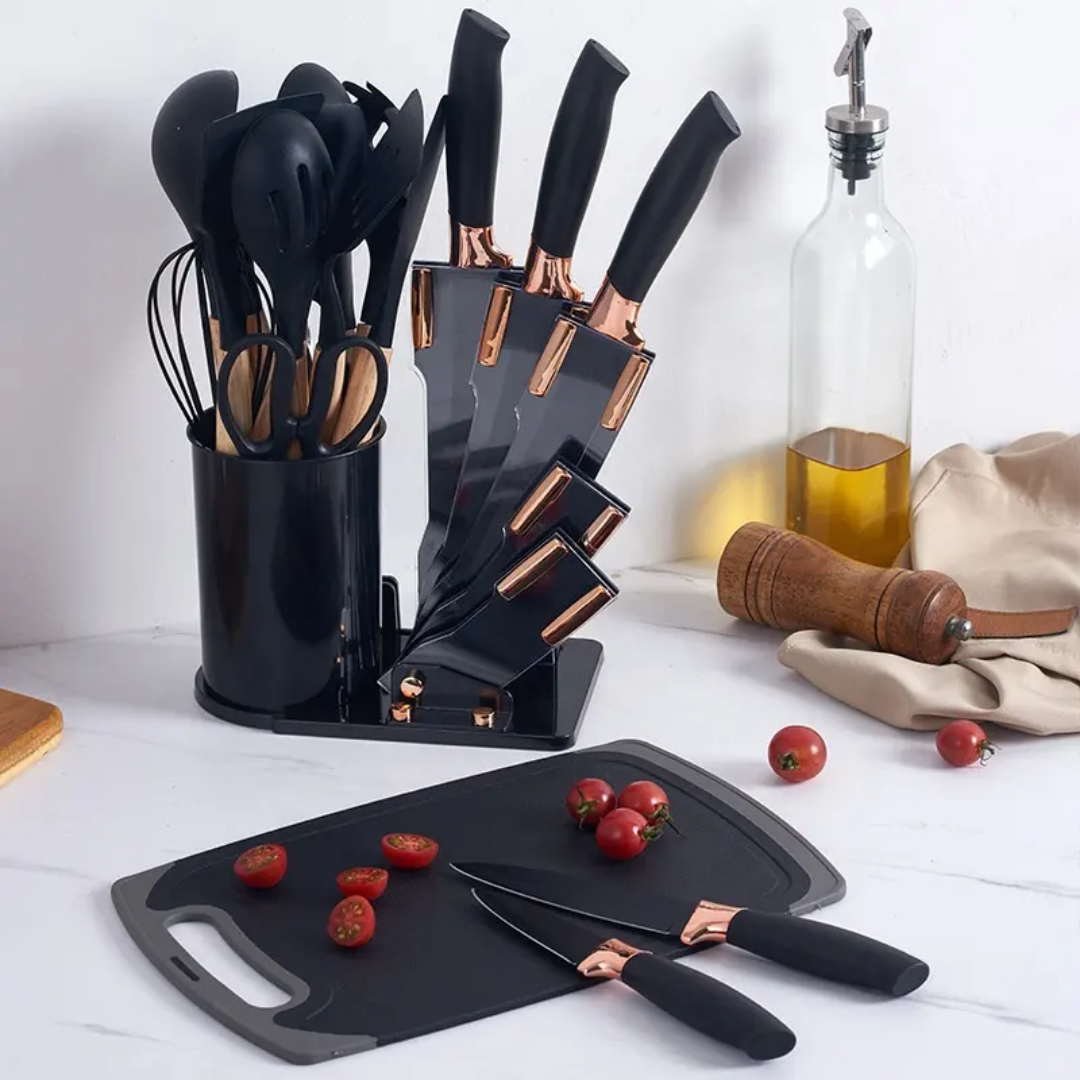 BPA free silicone kitchen utensil set