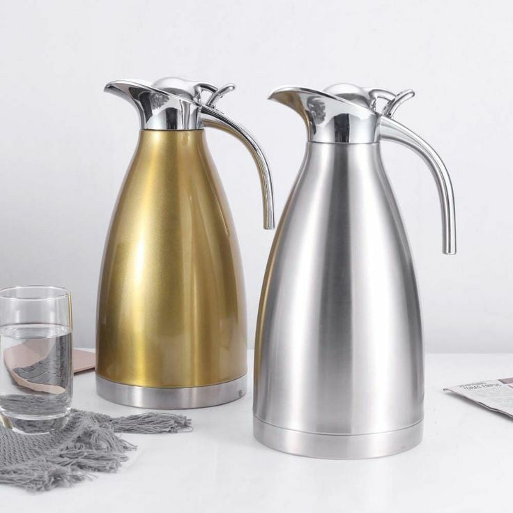 2L double wall stainless steel vacuum flask and travel pot