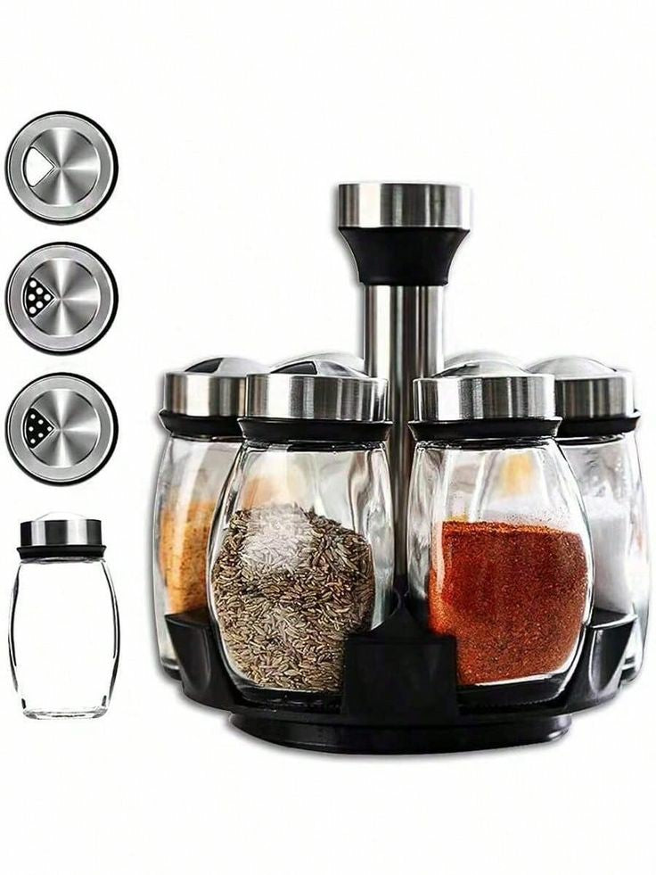 12/6 rotating spice kitchen storage and spice rack