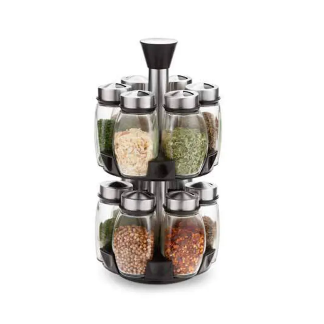 12/6 rotating spice kitchen storage and spice rack