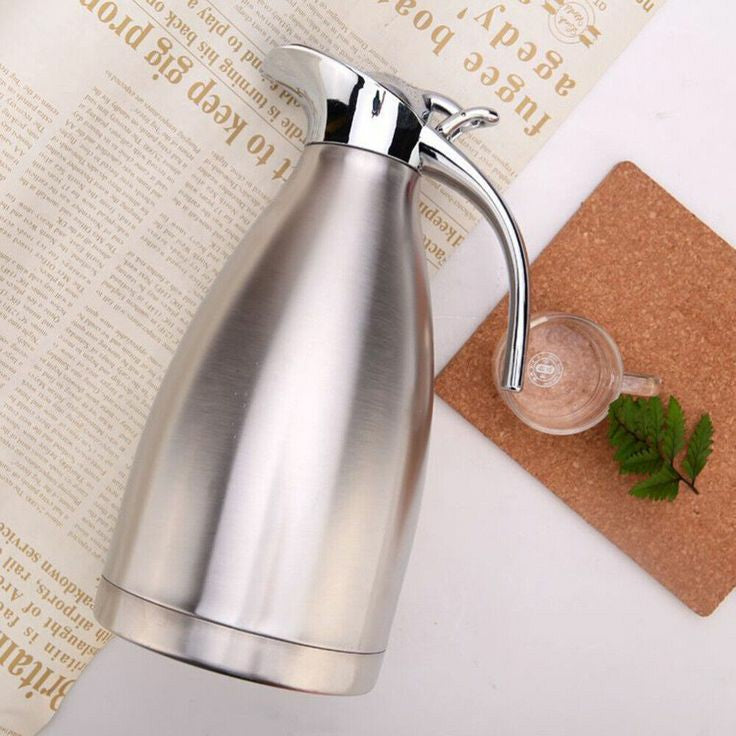 2L double wall stainless steel vacuum flask and travel pot