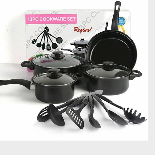 13 piece kitchen cookware set