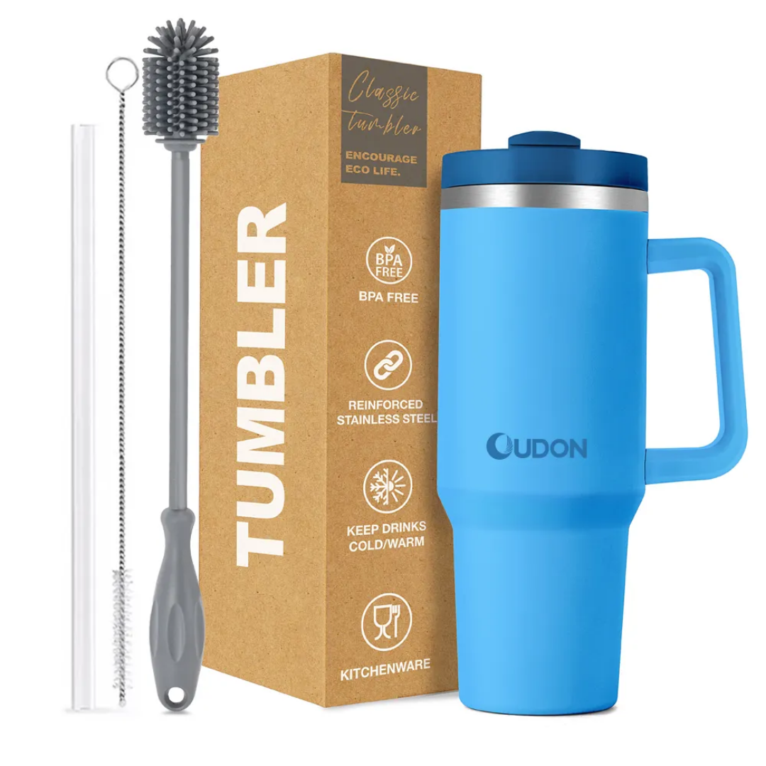 Portable thermos mug and vacuum cup